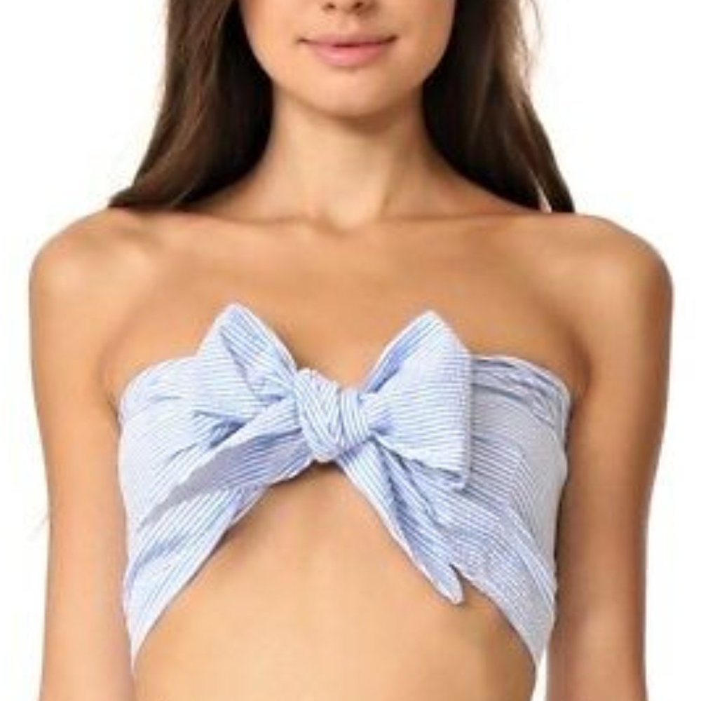 Solid & Striped X Staud Baia Seersucker Top